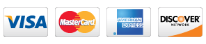 Visa - MasterCard - American Express - Discover